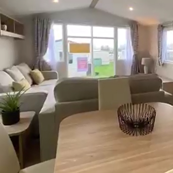 Interior of Willerby 2022 caravan